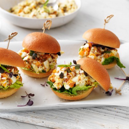 Honey Mustard Egg Salad Sliders